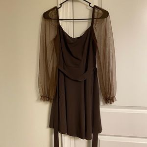 Brown Shein Dress